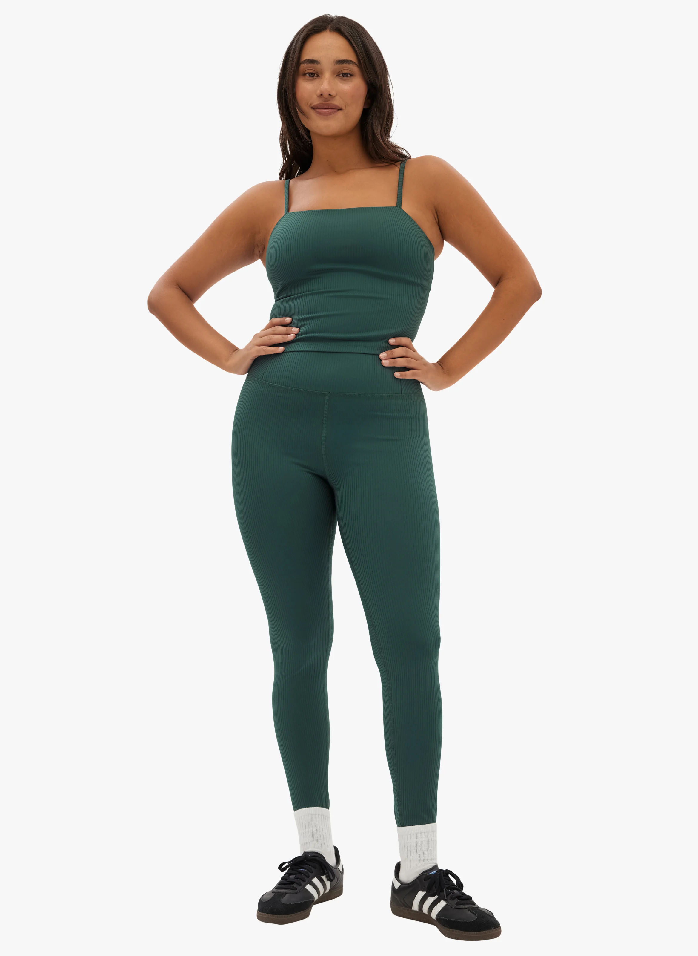 CAMI - Brassière côtelée| Vert
