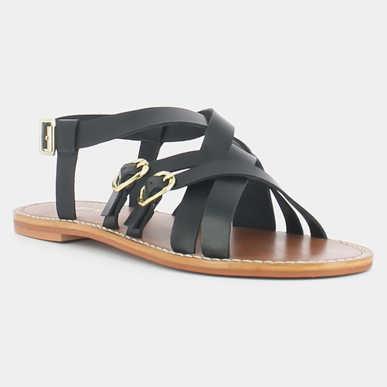 Jonak Sandales en Cuir Woury noires