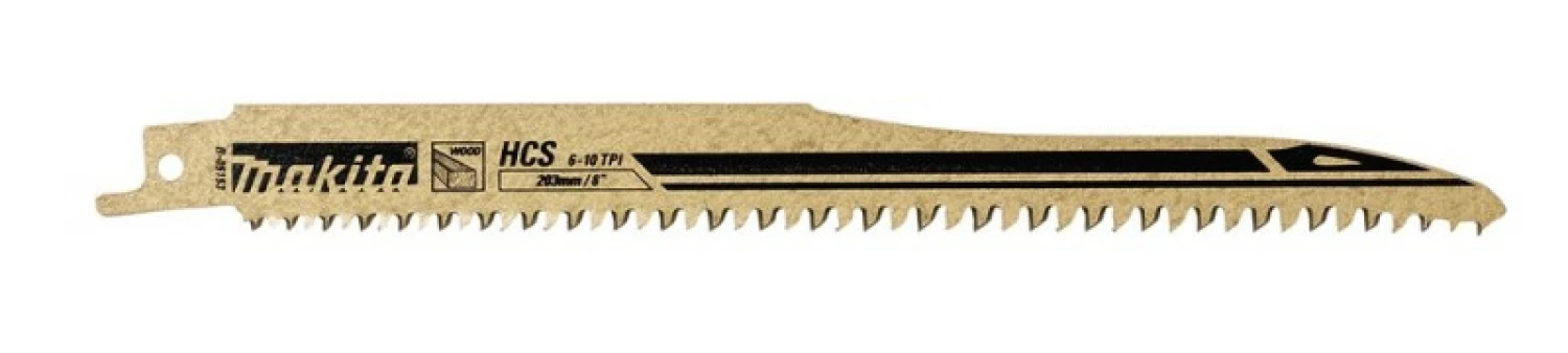Makita B-05153 Reciprozaagblad - 182 x 6/10TPI - Hout (5st)