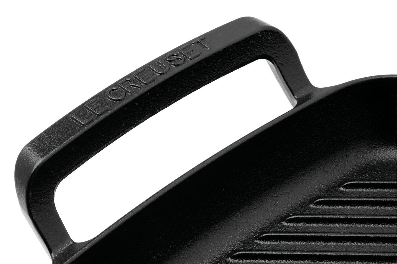 Le Creuset BBQ Outdoor Collection 0275260000005 Cast Iron Grilling Pan, vierkante grillpan, 26 cm