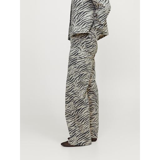 JJXX Sarah Tokyo Zebra Bukser, Feather Gray, L