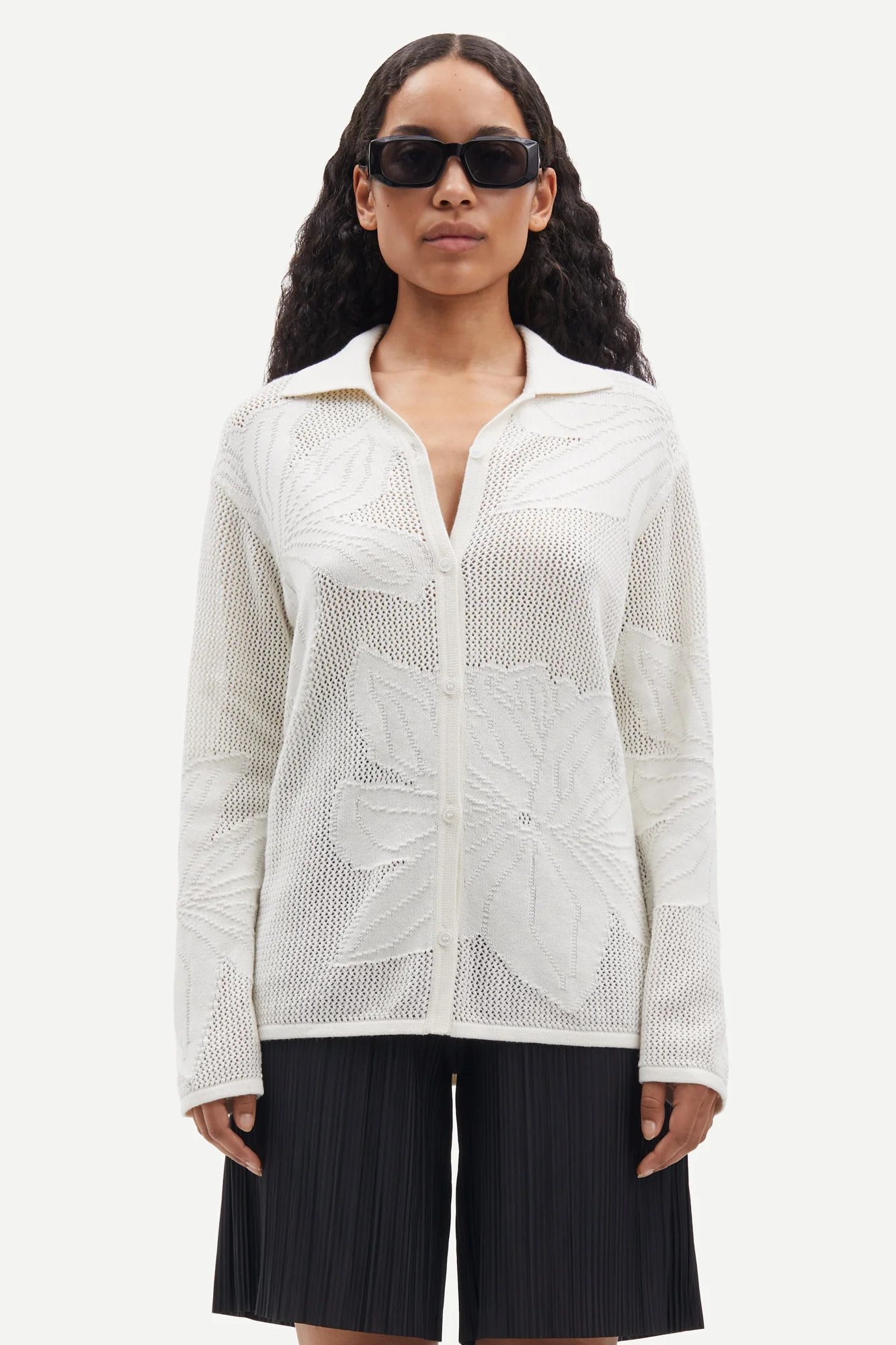 Samsøe Samsøe  Sacona bluse - Clear Cream