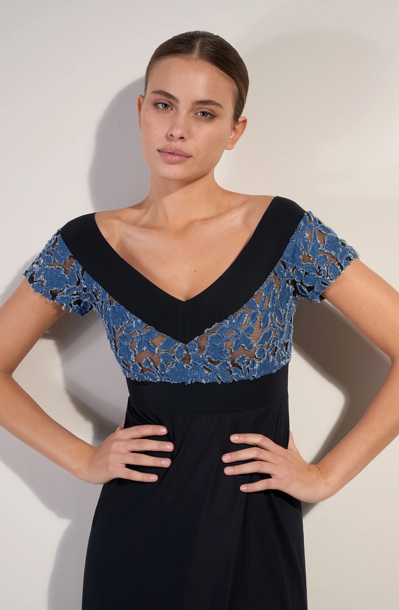 rufine Robe longue porte-feuille jean Jean