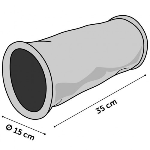 Cama túnel multicolorida para porquinho-da-índia