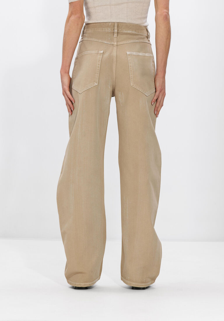 beige herskind broeken lulu jeans
