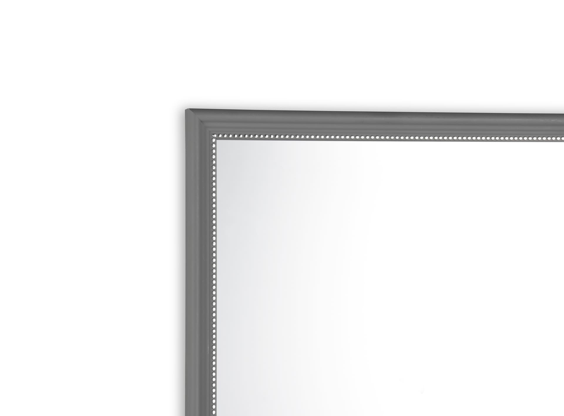 Wandspiegel ELENOR 34 x 45 cm grau/goldfarbig