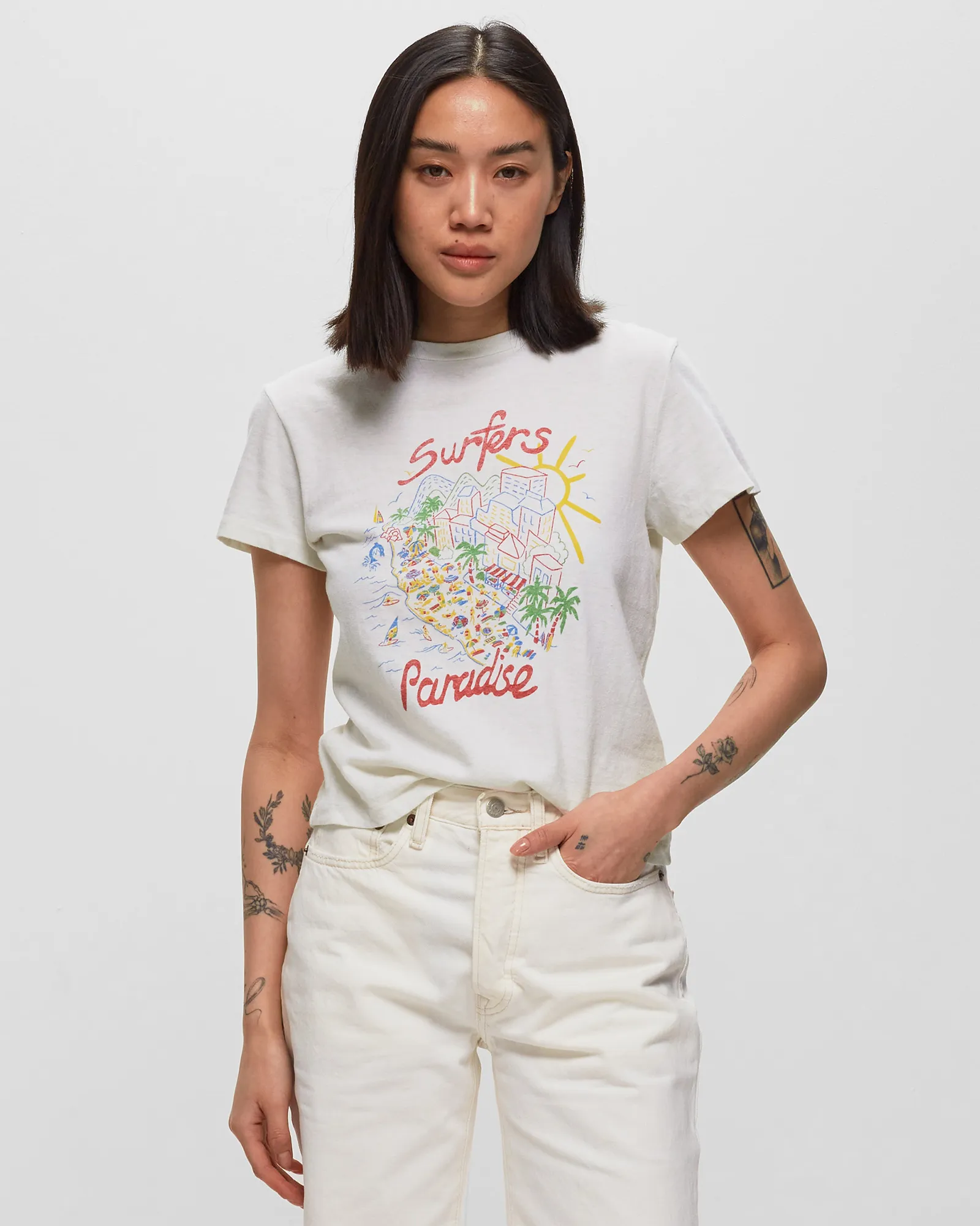 Re/Done CLASSIC TEE SURFERS PARADISE