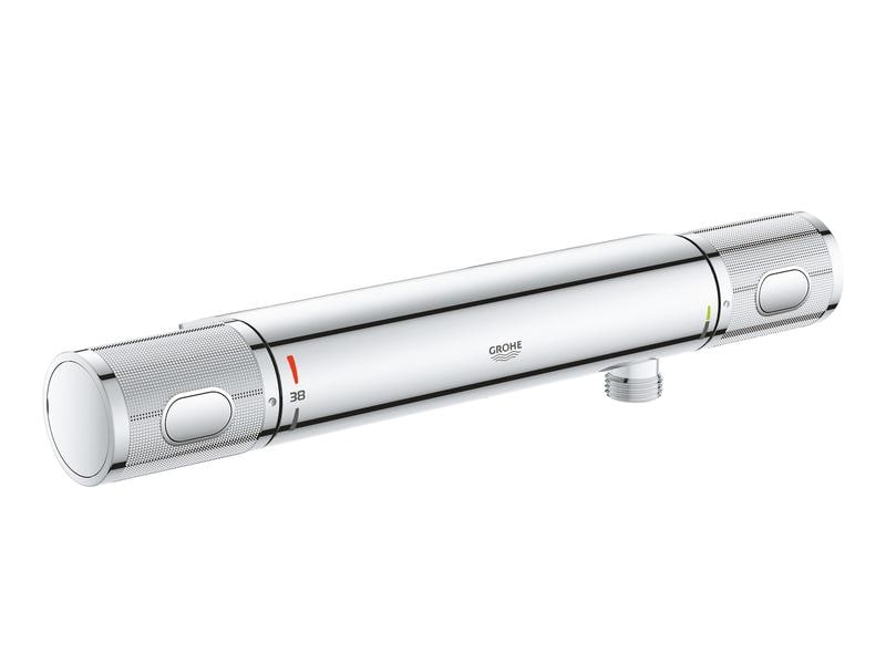 GROHE Duscharmatur Precision Feel chrom, 153 mm Stichmass Mit GROHE ProGrip Griff, wassersparend
