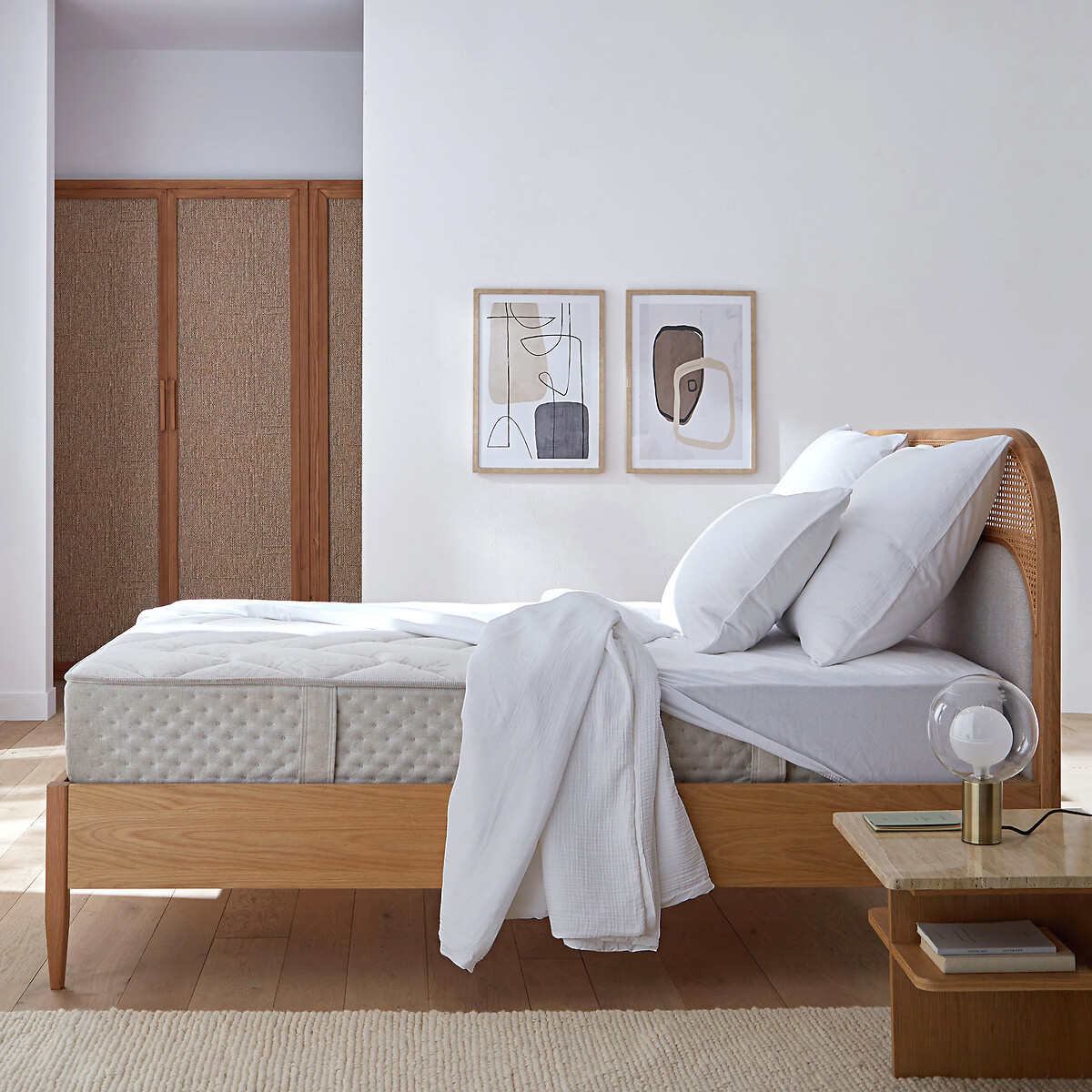 LA REDOUTE INTERIEURS<br>Origine 651 Colchão, molas ensacadas, firme, 5 zonas