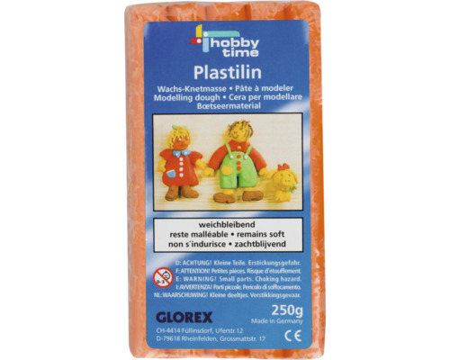 Oranje plasticine 250 g