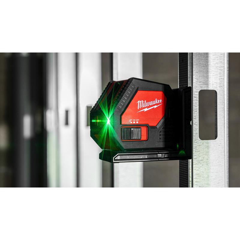 Milwaukee CLL-C Alkaline kruislijnlaser Groen