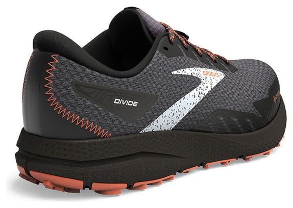 Chaussures Trail Brooks Divide 4 GTX Noir Rouge Homme