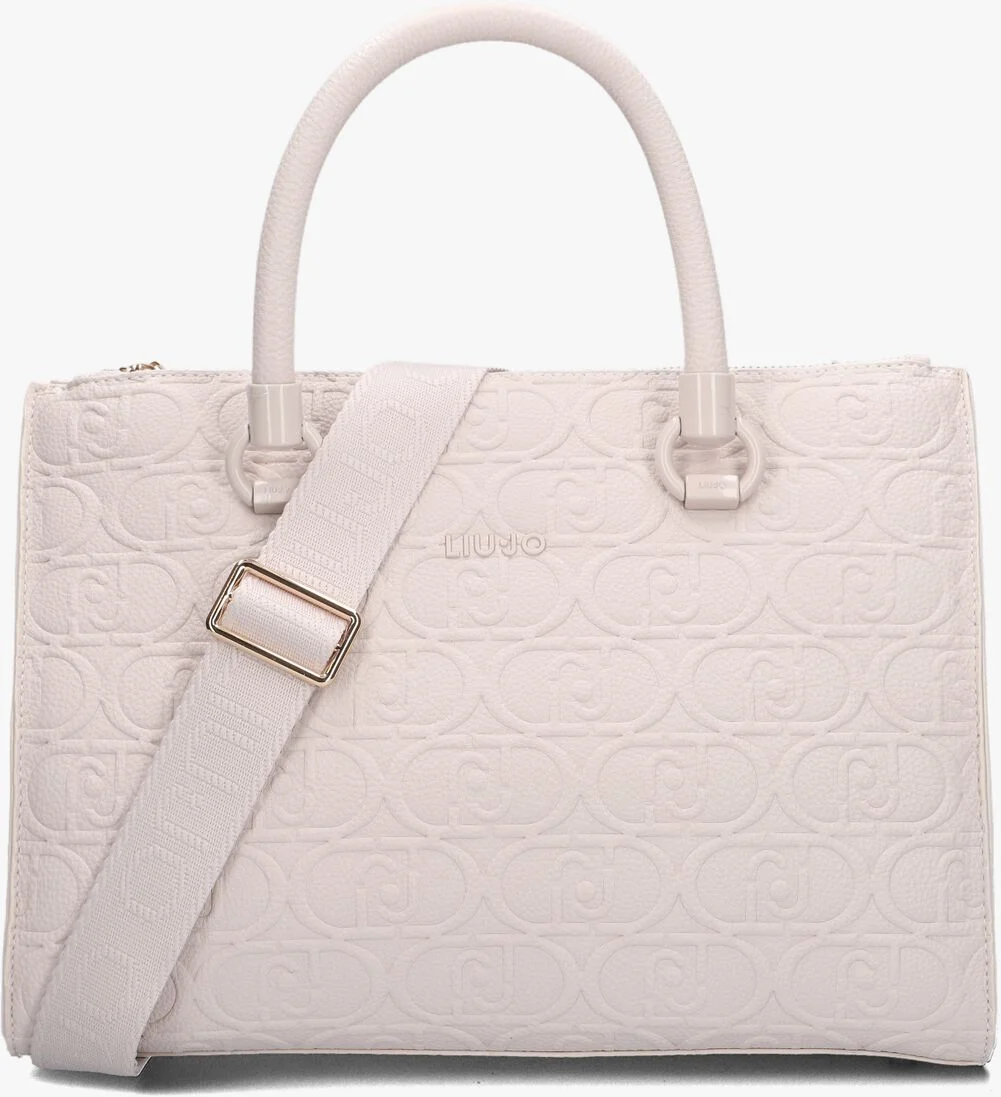 LIU JO beige liu jo handtas ecs m satchel double zip