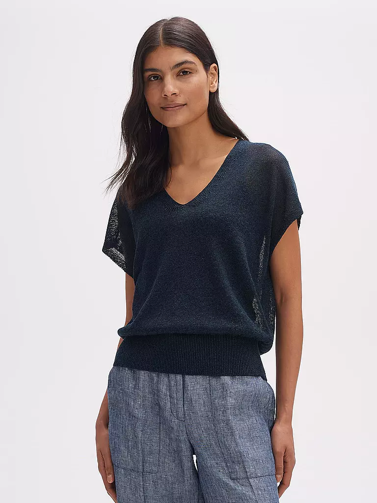 OPUS Shirt PECKI dunkelblau