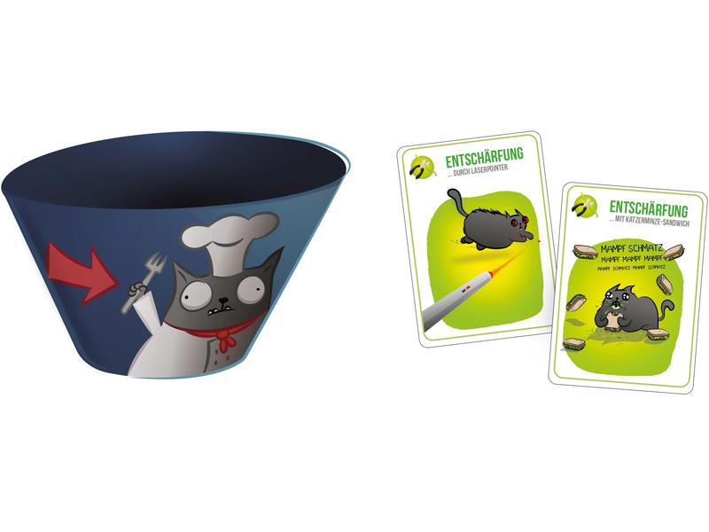 Asmodée Partyspiel Exploding Kittens: Recipes for Disaster Der erfolgreiche Kickstarter jetzt als Sammlung für Neulinge und Experten!