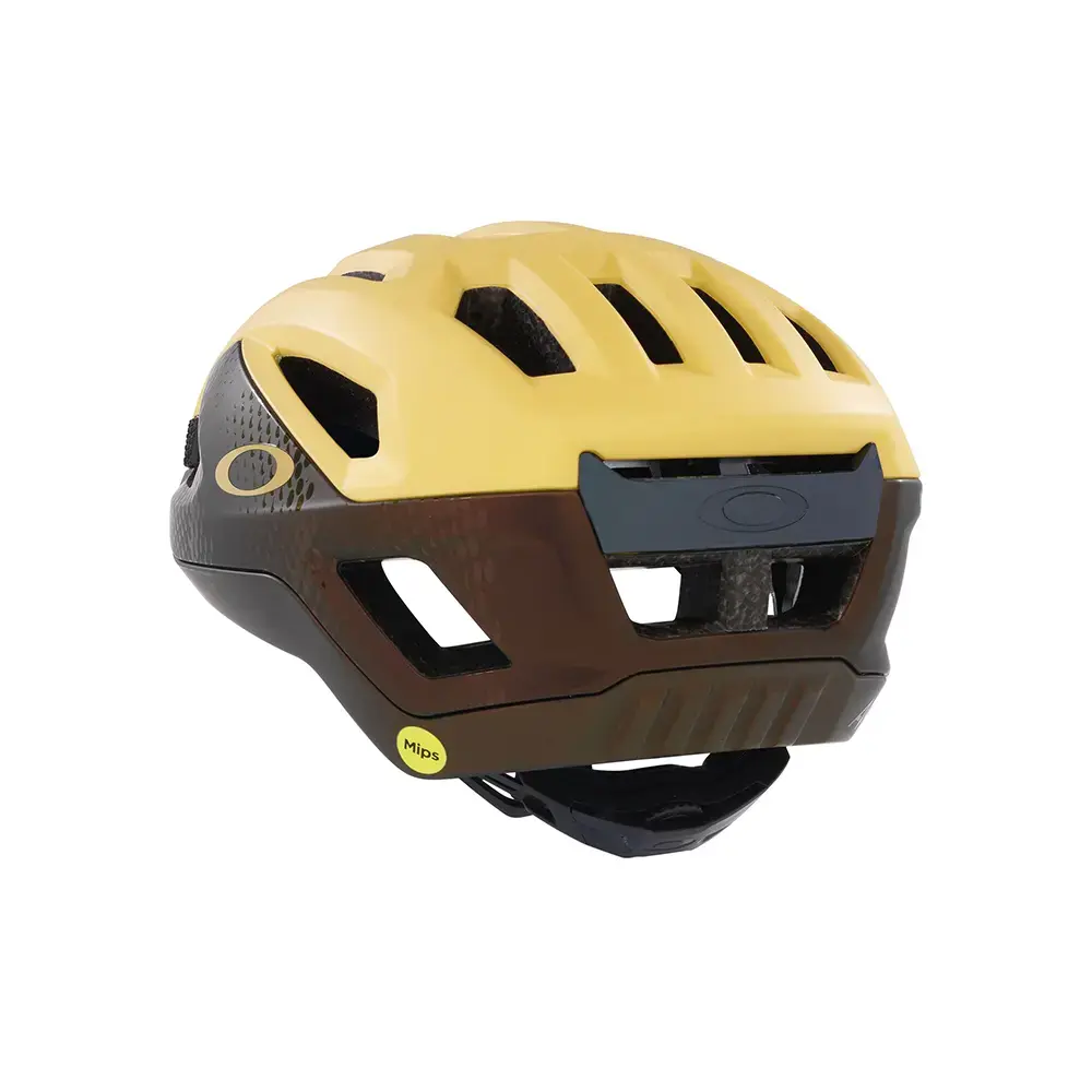 Oakley ARO3 Endurance MIPS Race Fietshelm Geel/Bruin