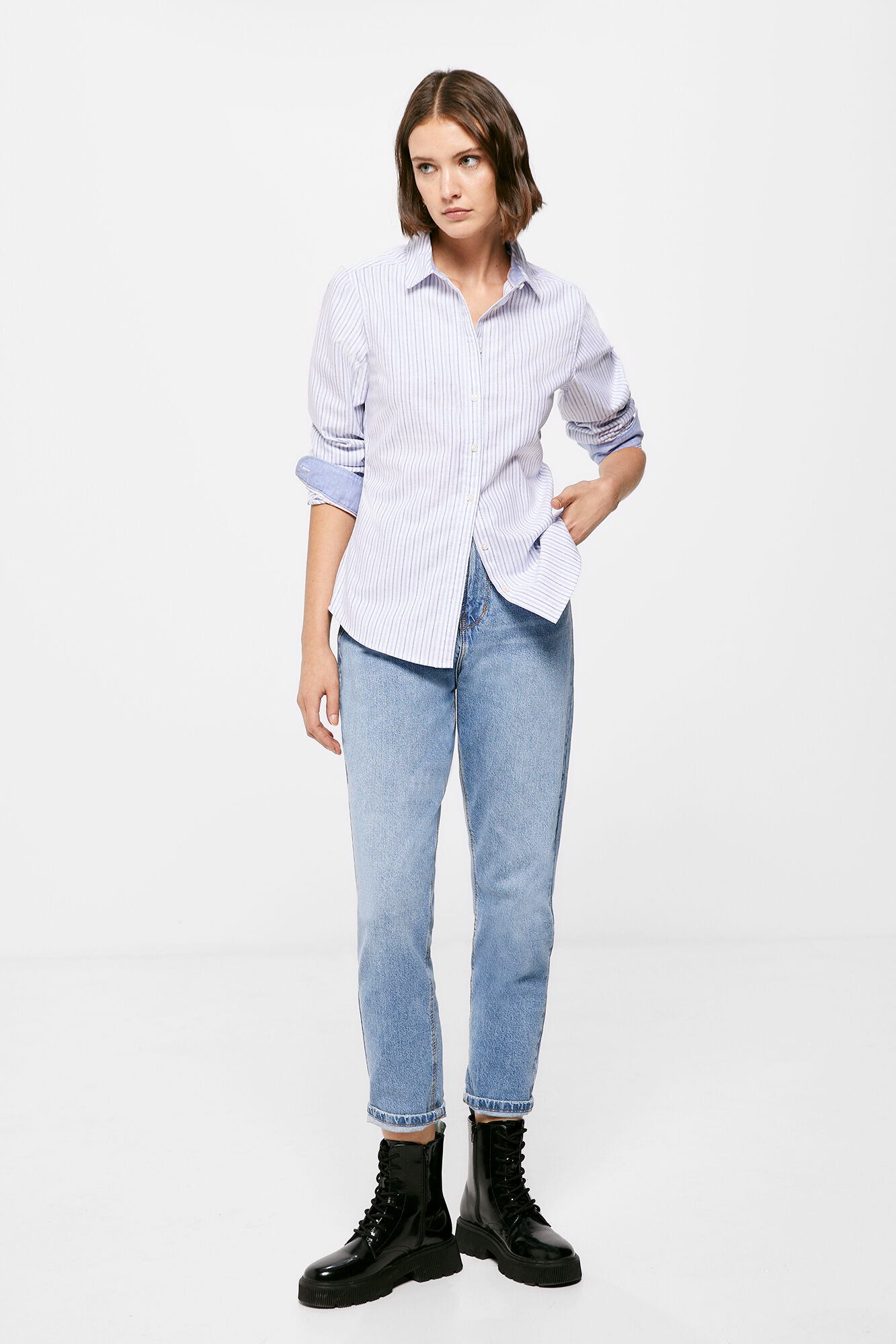 Camisa Oxford de Algodão