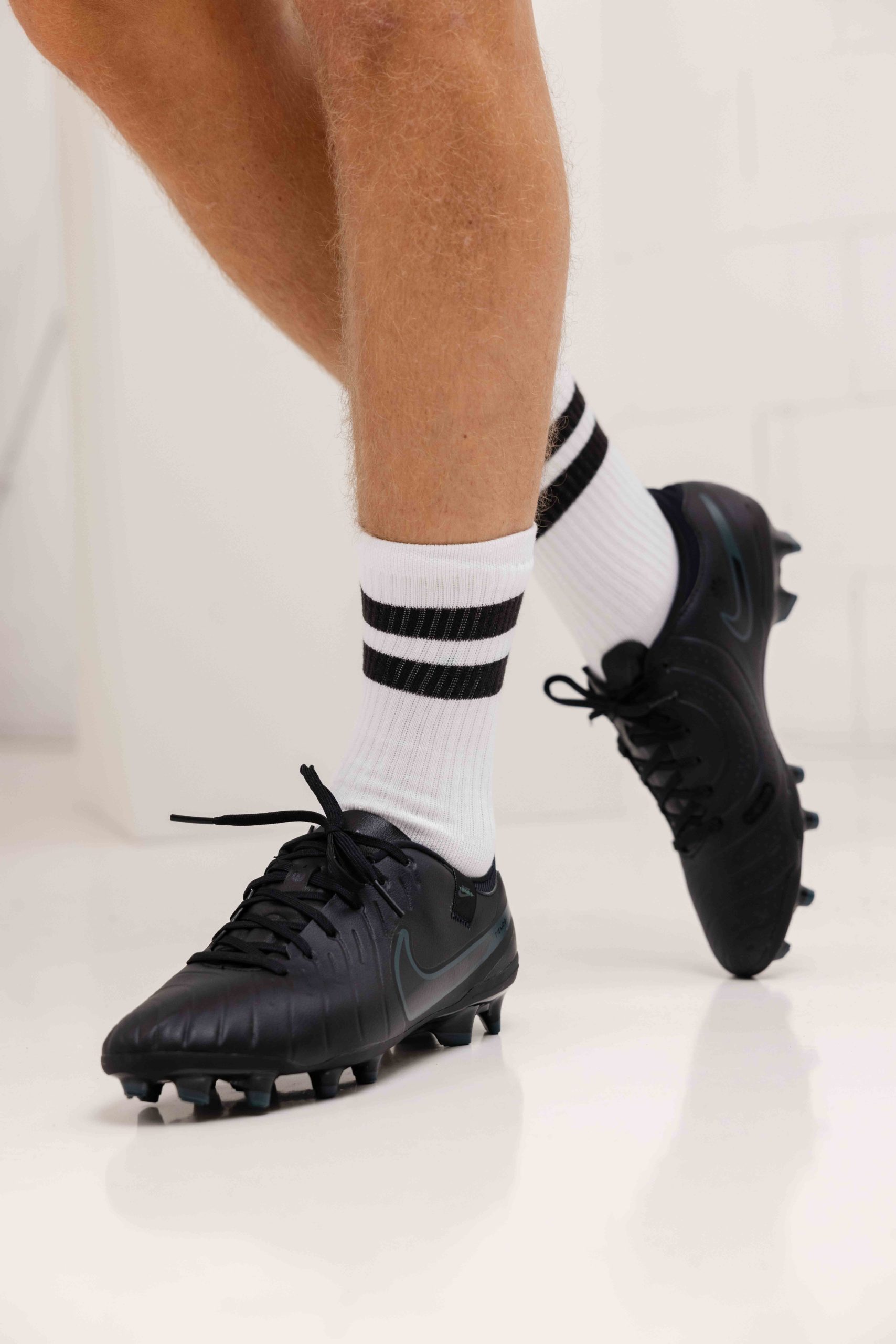 Nike Tiempo Legend 10 Academy FG/MG Voetbalschoenen Senior Zwart/Zwart
