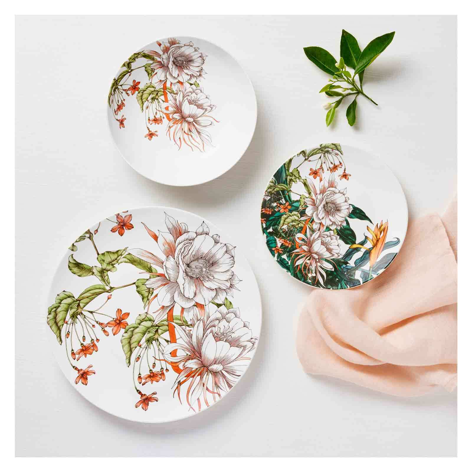 Maxwell & Williams Dinnerset Blumen TBP Night Garden