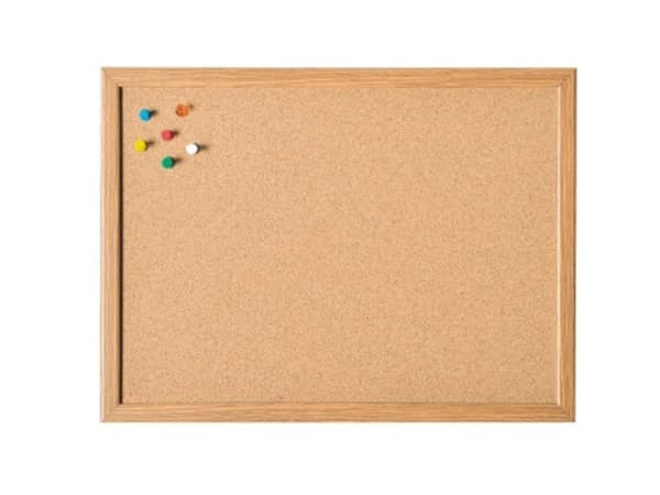 Magnetoplan 121924, Fast korktavle, Brun, Kork, 1000 x 600 mm, 1 stykker
