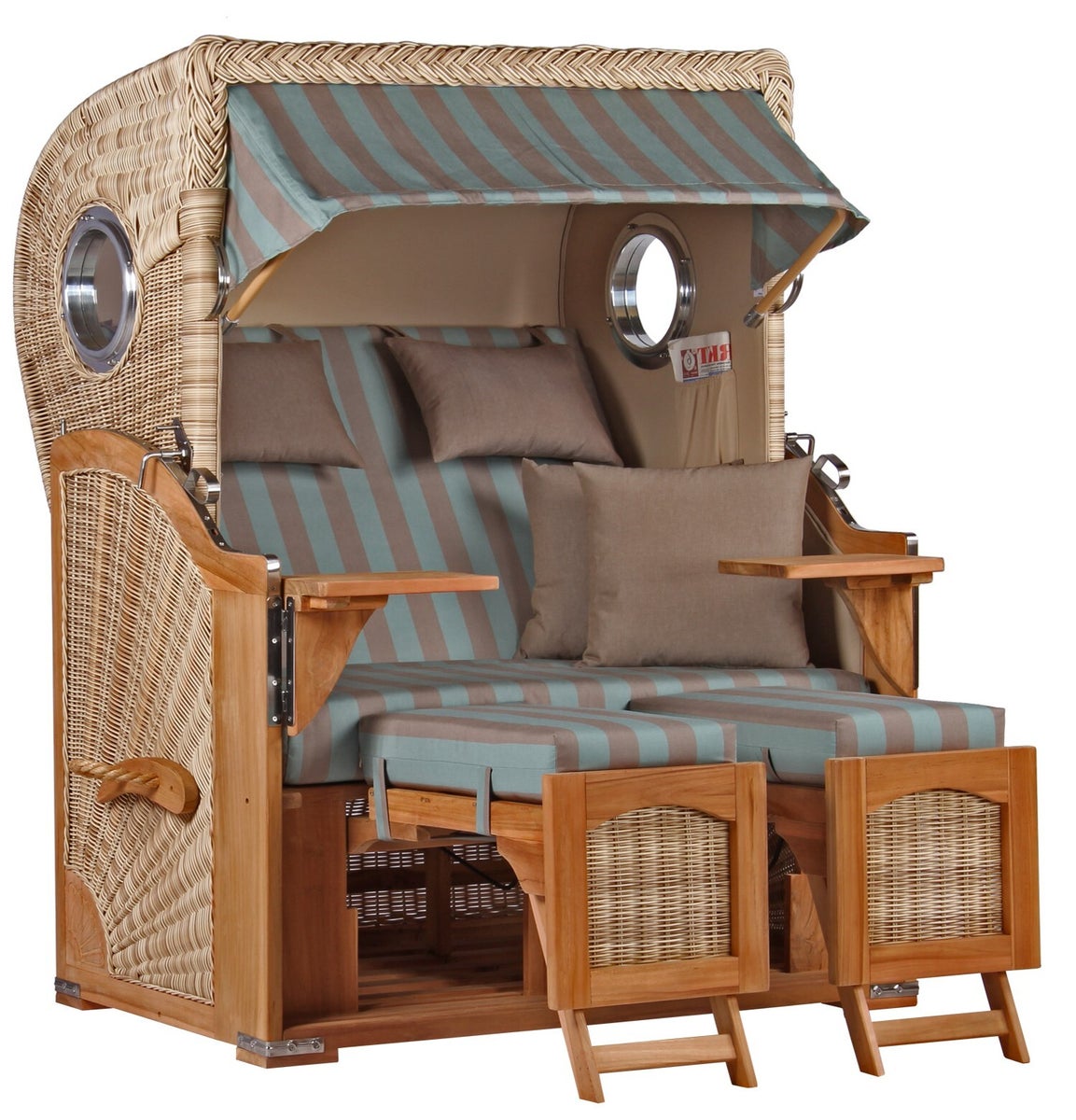 Rantum Teak PE shell strandstoel, design 520