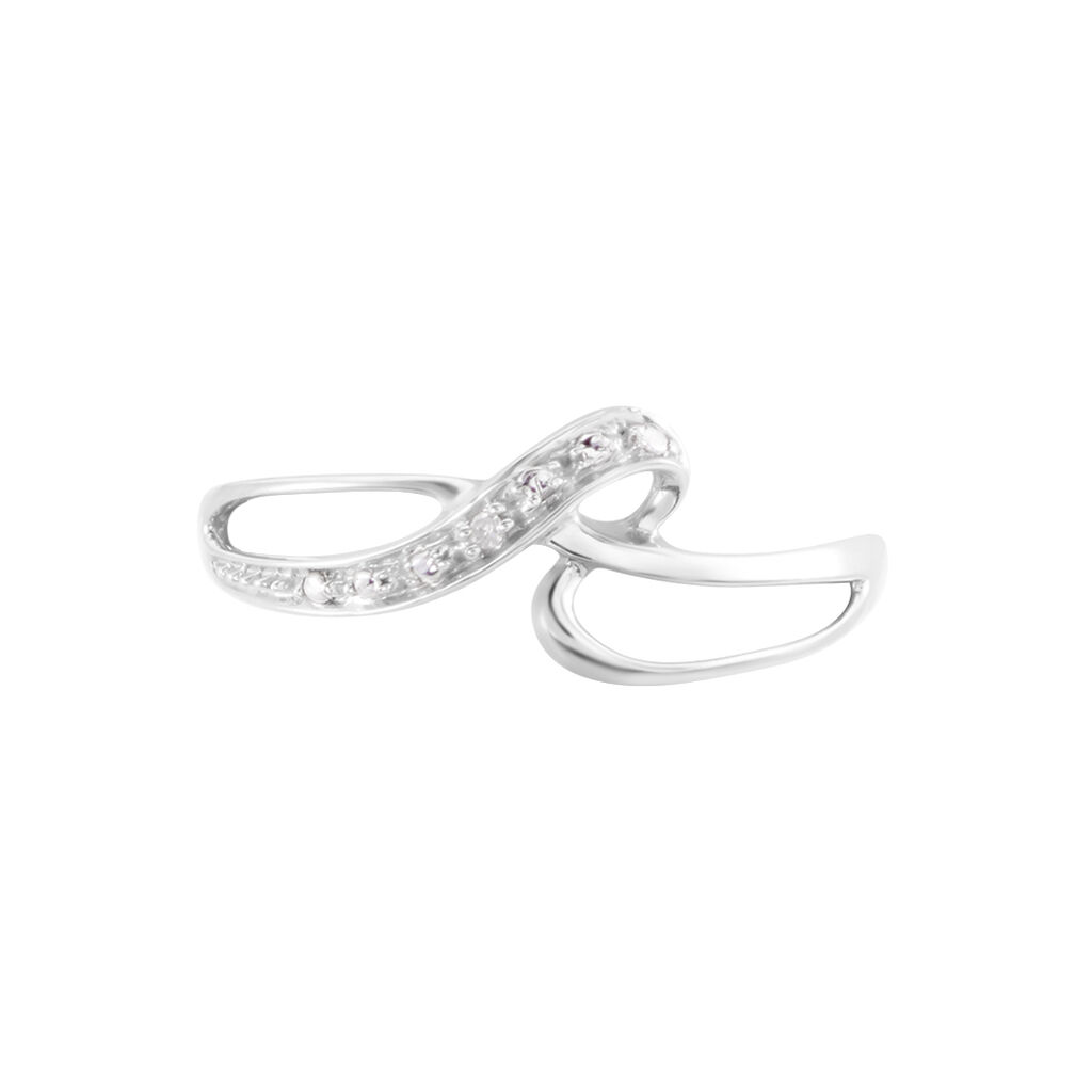 Bague Emma-lise Or Blanc Diamant
