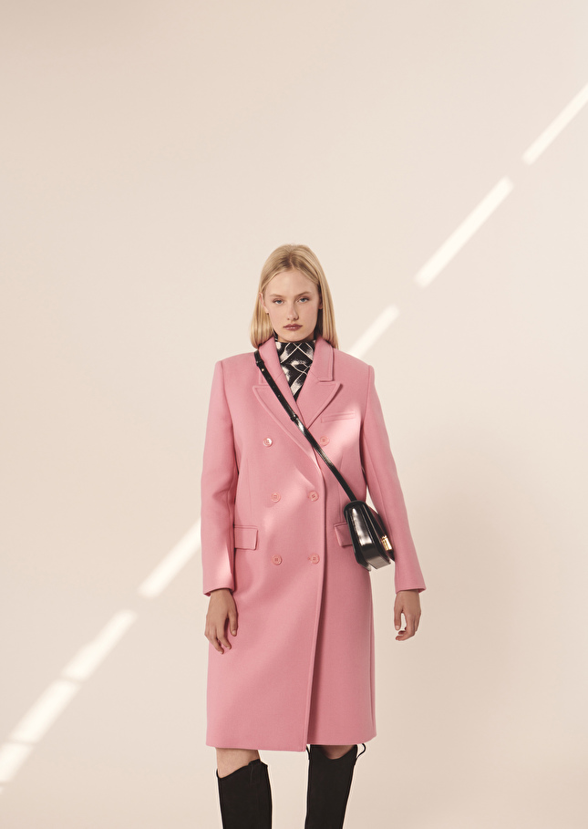 Manteau Marcusrose en drap caban
