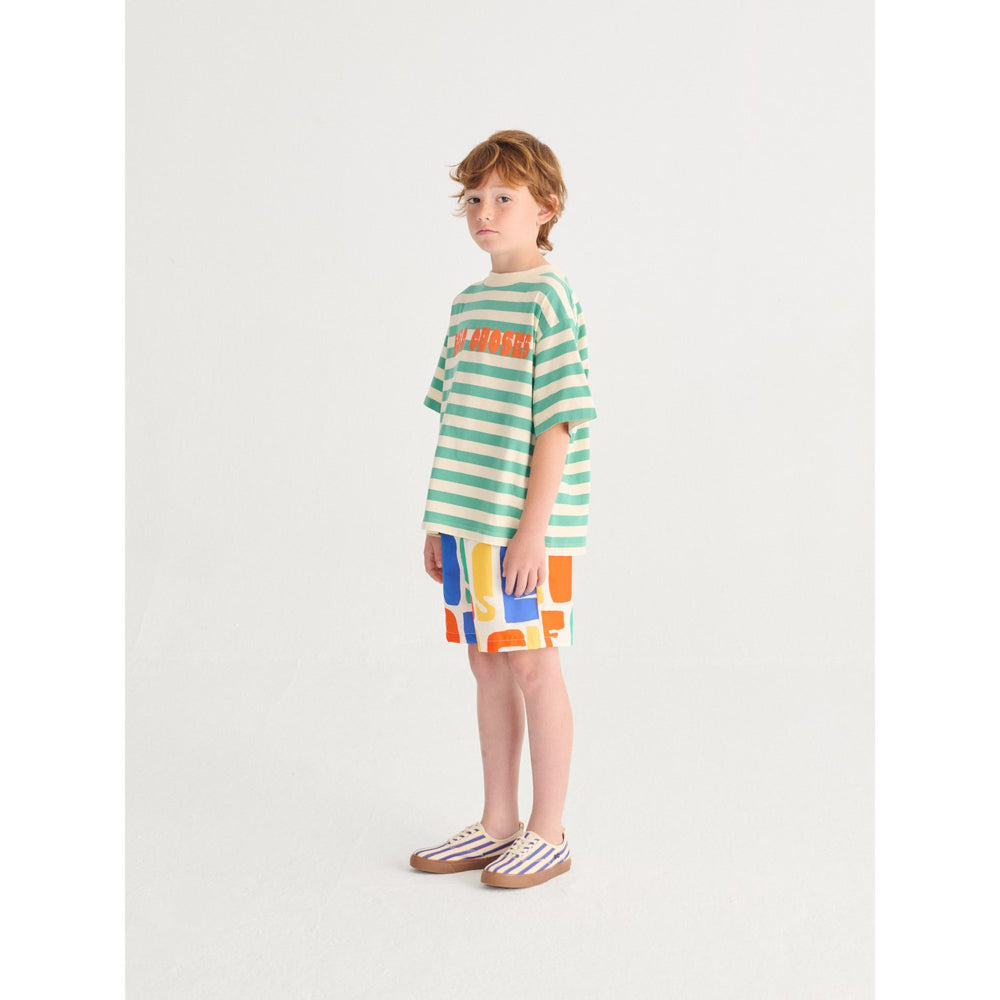 Køb Bobo Choses Offwhite Bobo Choses Modern Striped T-Shirt