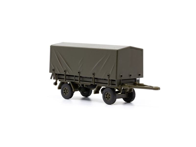 ACE Infanterie-Anhänger SIG 1973 mit Plane 1:87 Modell-Bausatz im Massstab 1:87