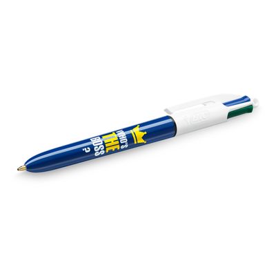 BIC 4 Couleurs - Stylo à bille 4 couleurs - 1 mm - « Who’s The Boss »