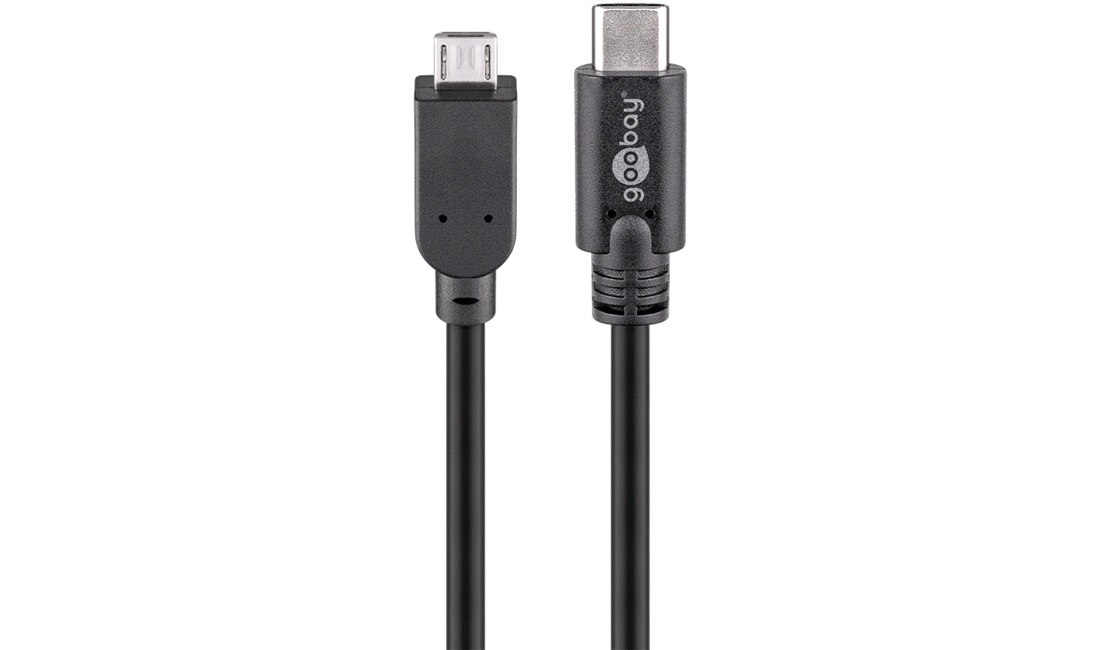 USB-kabel 2.0 1M USB-C til Micro-USB