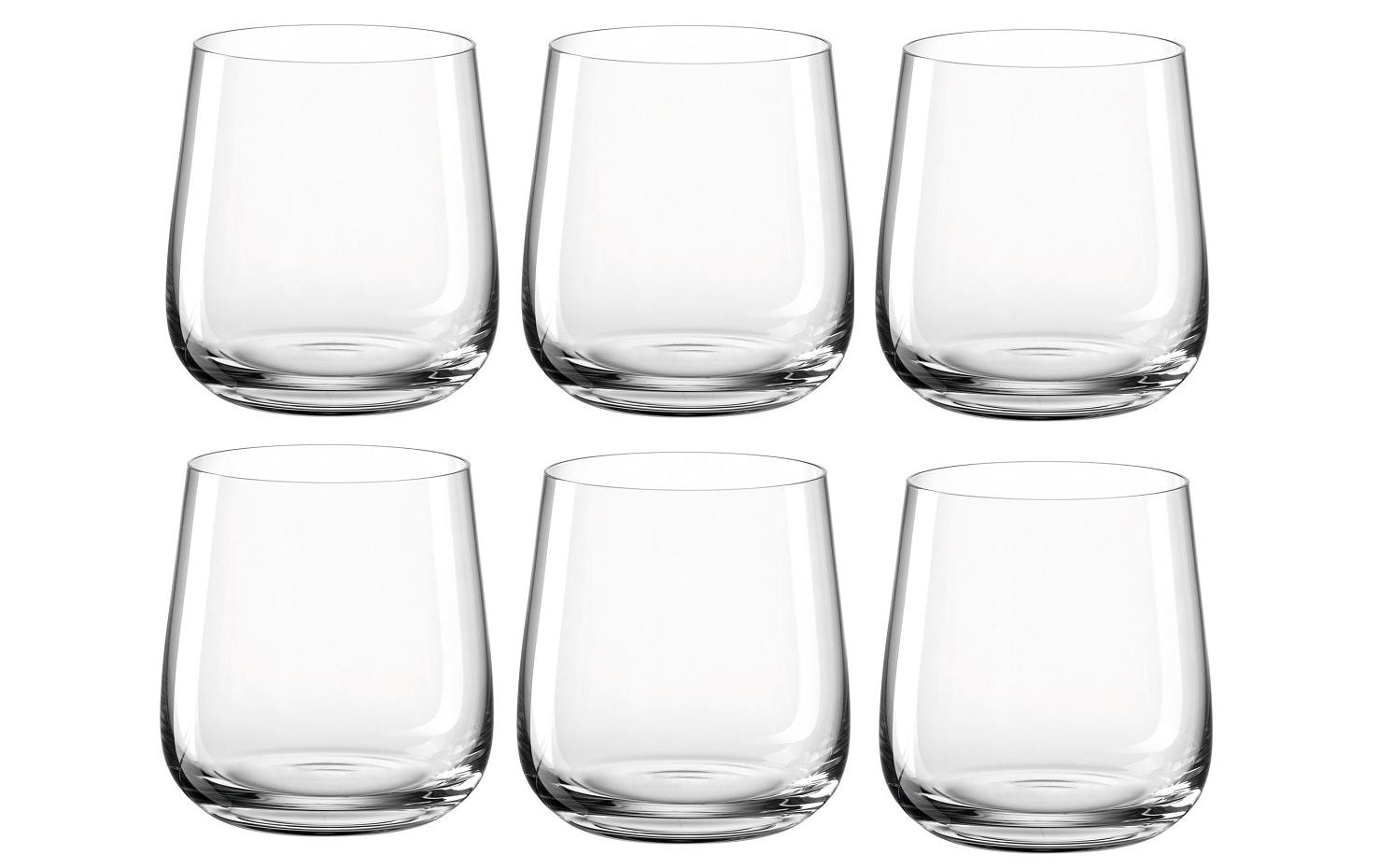 Whiskyglas Brunelli 400 ml, 6 Stück, TransparentGläserset aus Klarglas