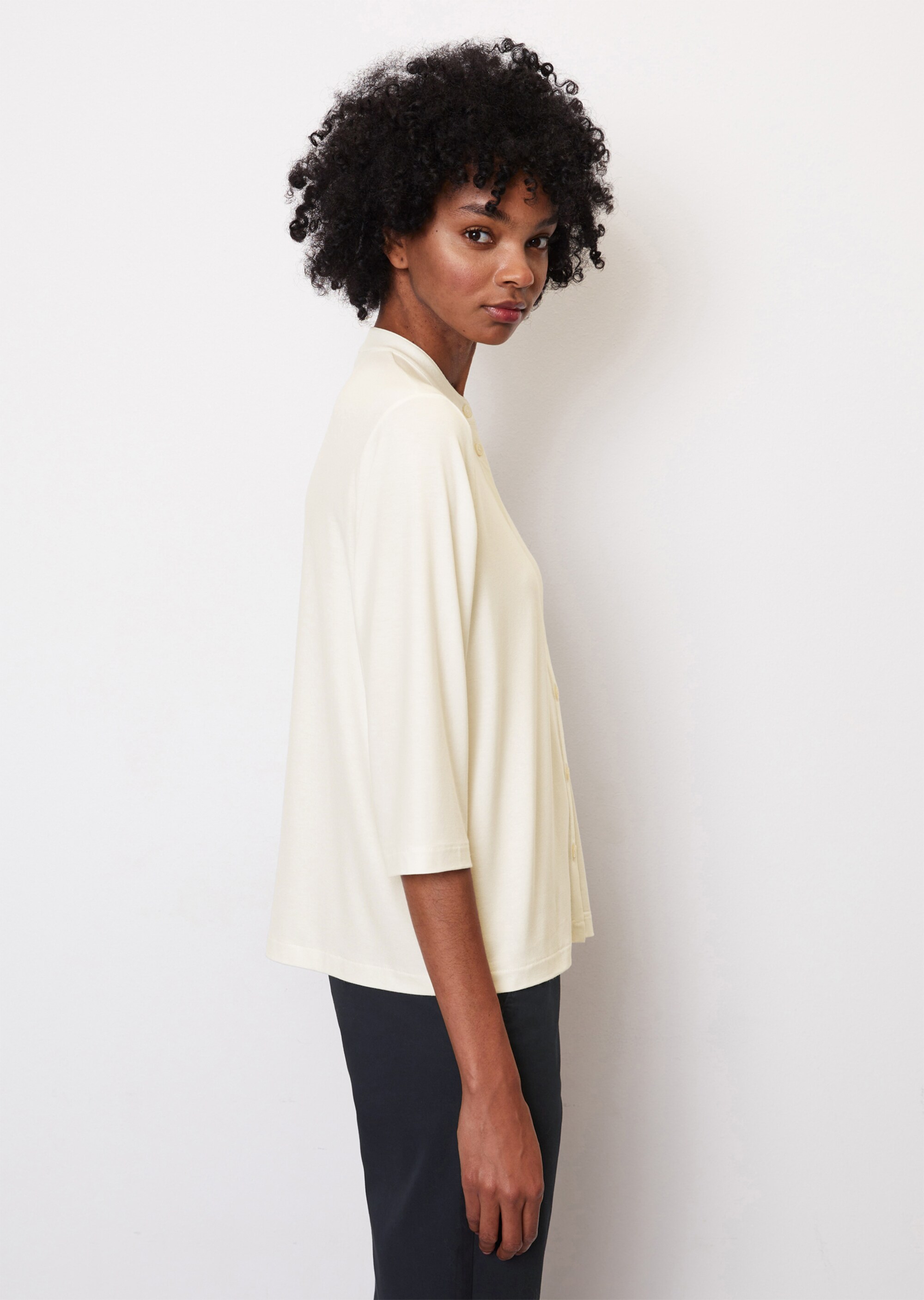 Jerseybluse loose aus LENZING™ ECOVERO™