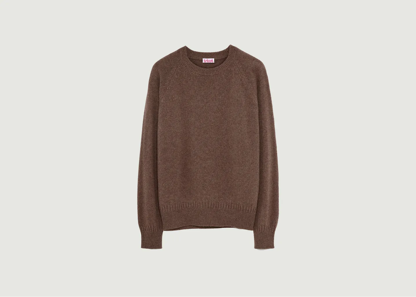 Pull Col Rond En Cachemire Tricot