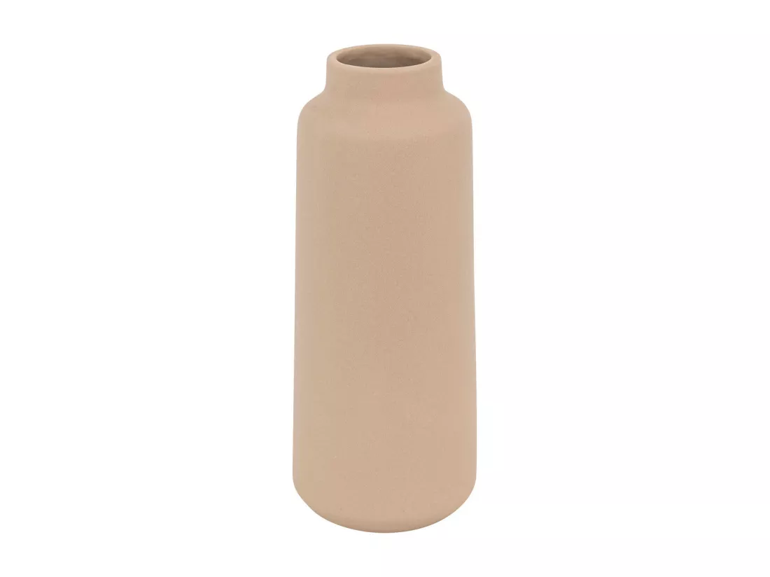 Vase haut en céramique mat Rose antique H 30 cm