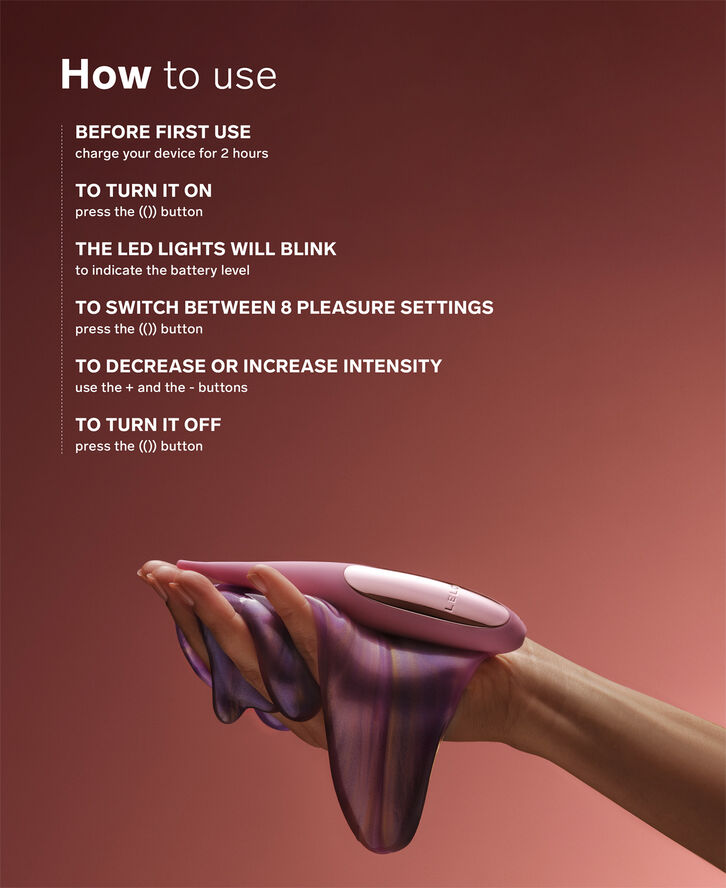 LELO LELO DOT Travel Klitoris Vibrator Pink