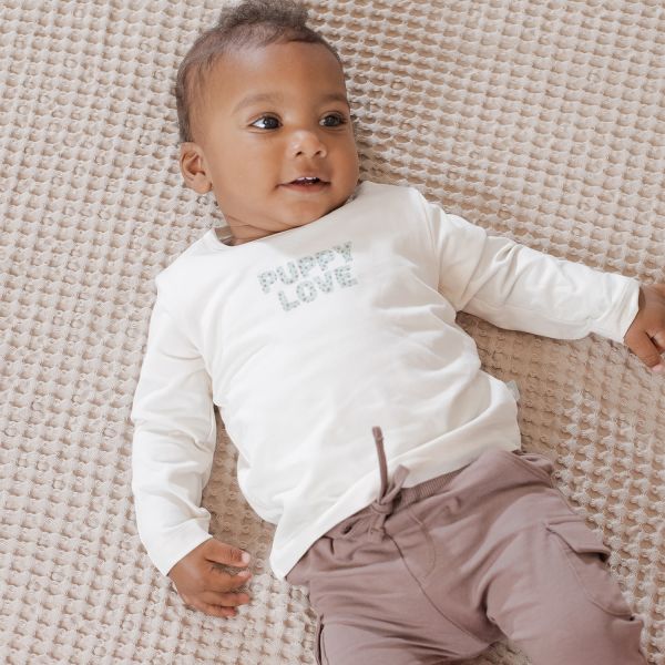 Babylook Love Puppy T-Shirt - Maat 62 - Buttercream