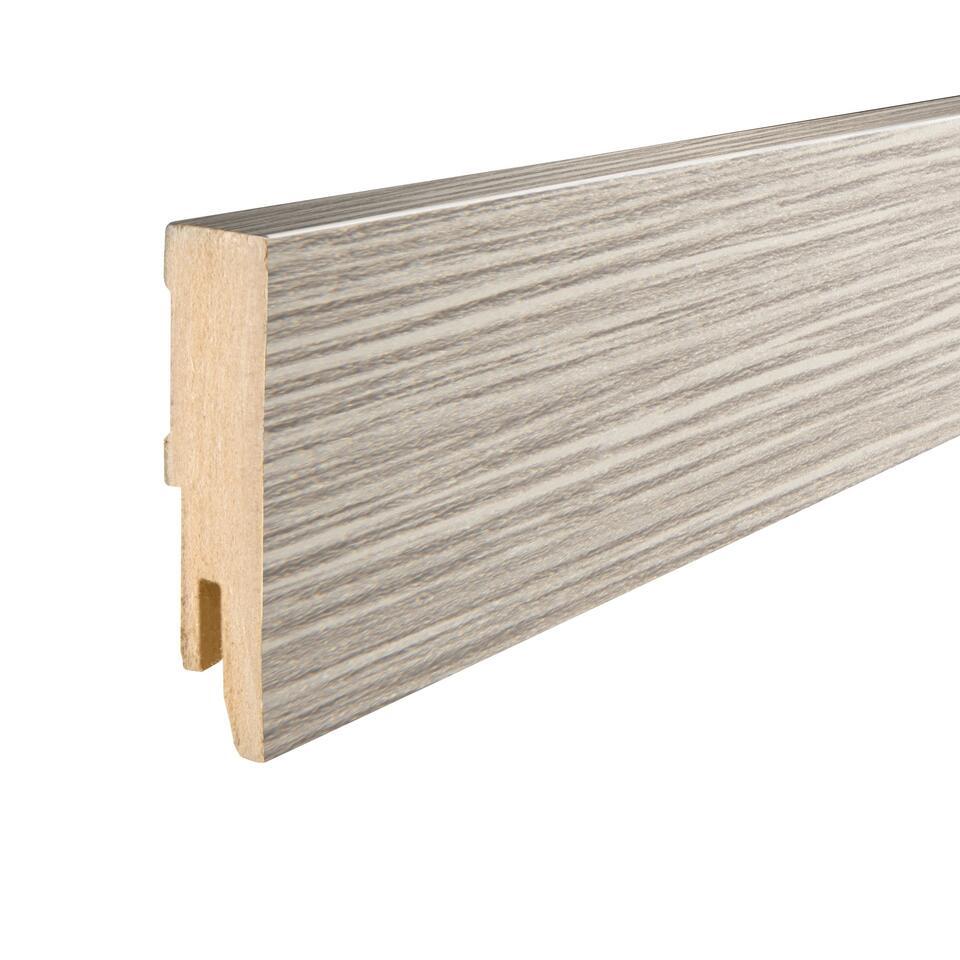 Plint Lichtgrijs Eiken MDF 6 cm