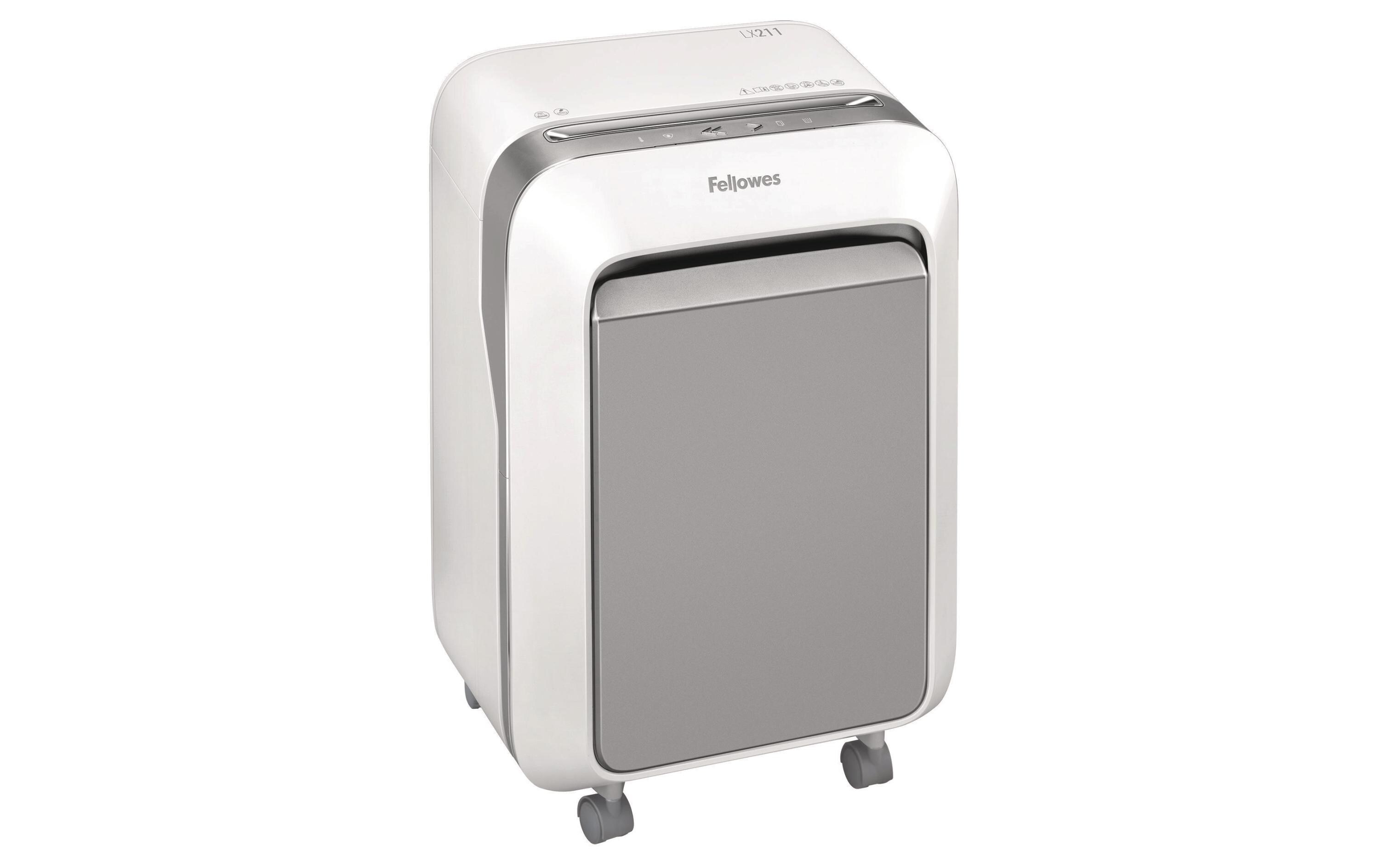 Aktenvernichter LX211 P-5, 15 Seiten, Weiss<br>Papierschredder