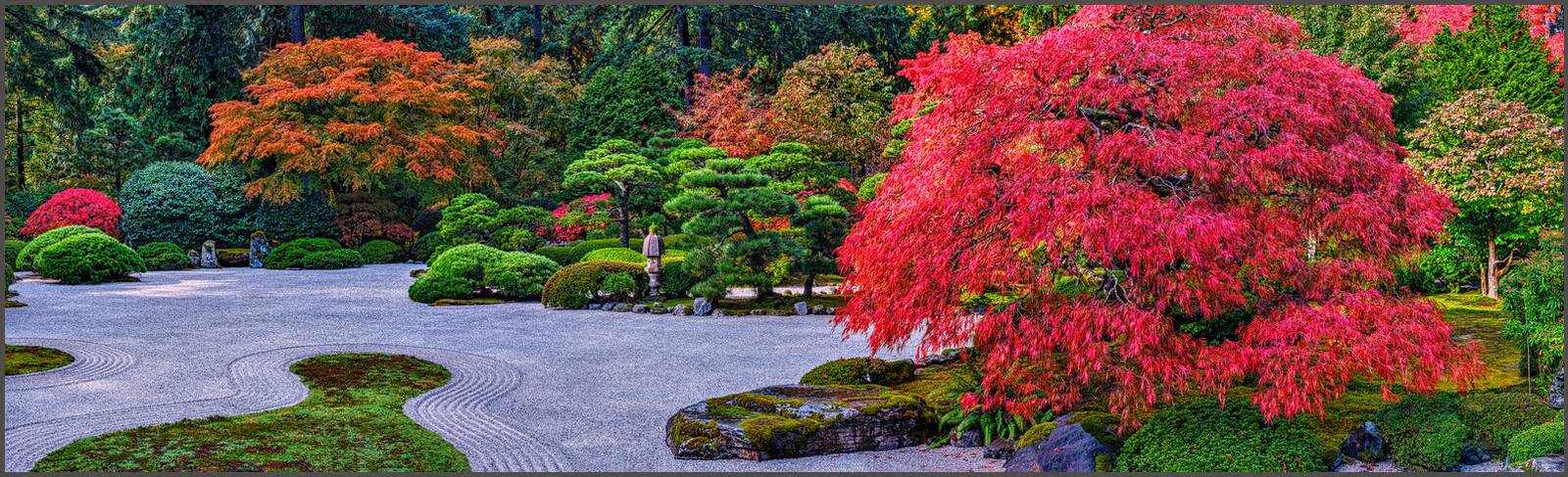 Fall in the Flat Garden by Roman Johnston - Limited Edition. Edition of: 150. Signed.