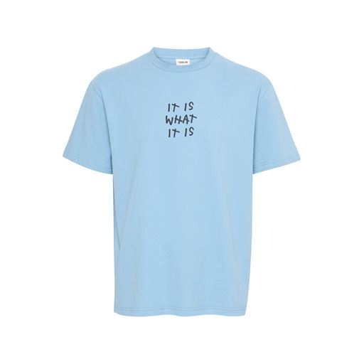 Solid Maynard T-shirt, Faded Denim, L
