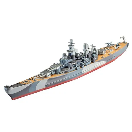 Revell Modellbausatz Kampfschiff U.S.S. Missouri (WWII) 1:1200