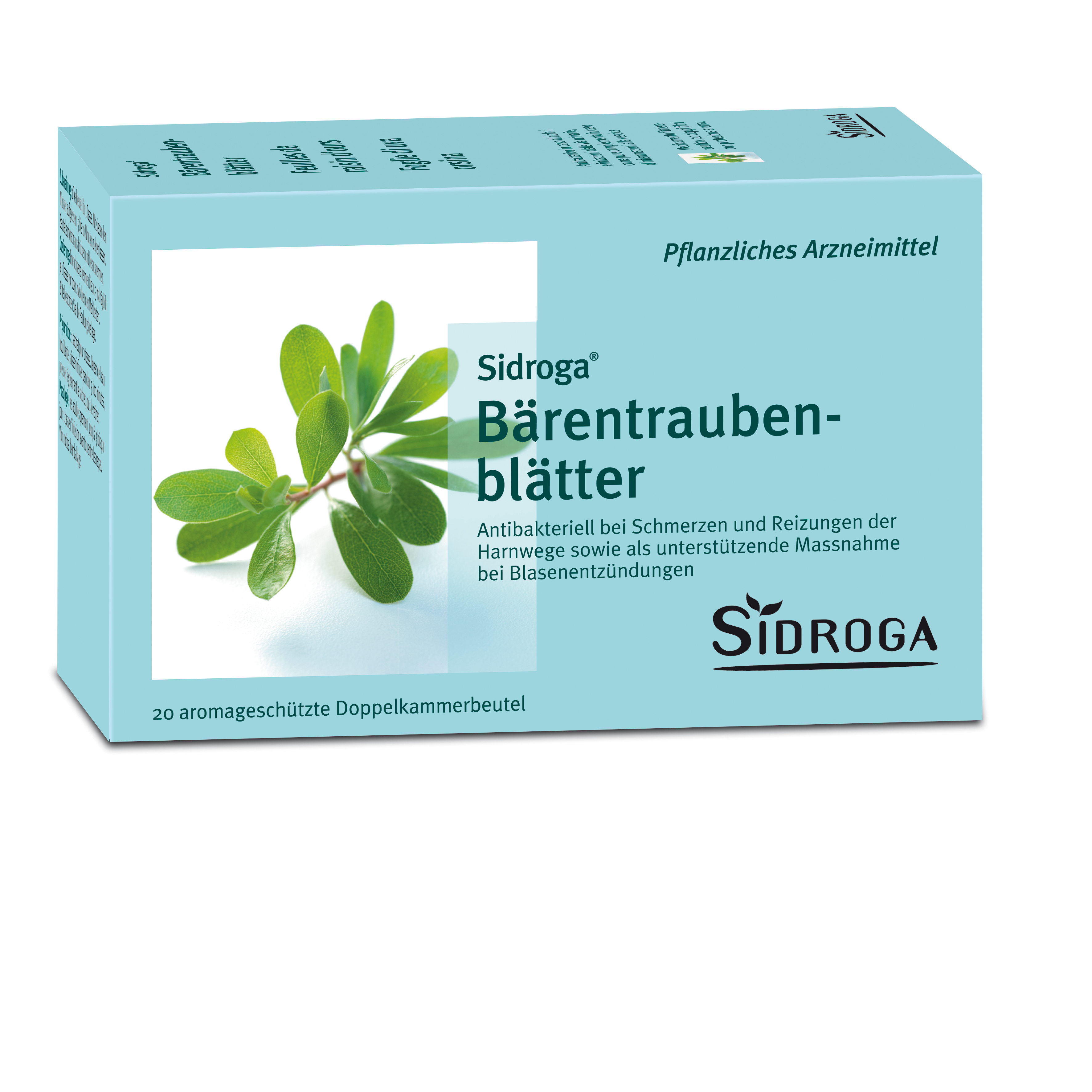 Sidroga Bärentraubenblätter<br>20 × 2 g, Beutel, Arzneitee im Beutel
