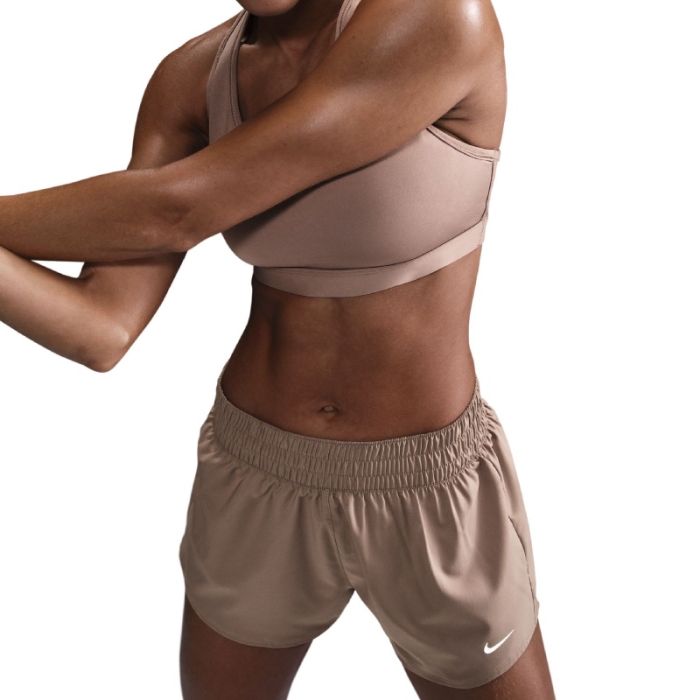 Nike Dame Shorts One Dri-Fit Mid-Rise 3 Inch Brief-Lined Shorts Brun