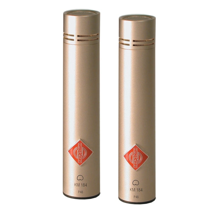 Neumann KM 184 cardioide condensatormicrofoon stereo set