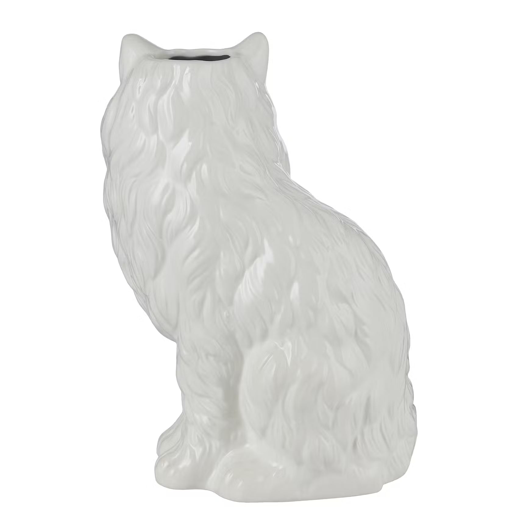 SNOW WHITE Vase Katze