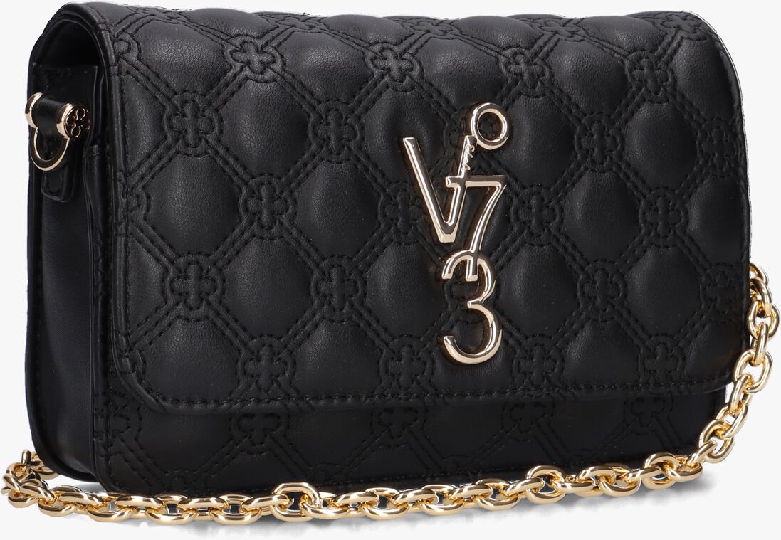 V73 zwarte v73 schoudertas eva flap bag