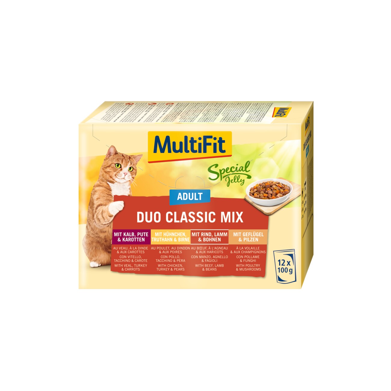 MultiFit Adult Special Jelly Duo Classic Mix Multipack 12x100g