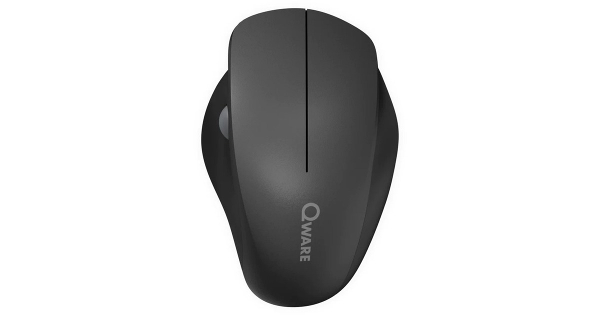 QwareLuton Draadloze Muis  (Zwart, 1600 DPI)