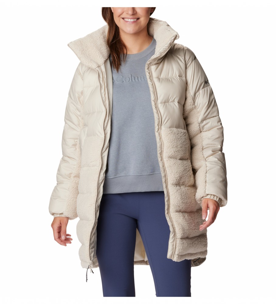 Jaqueta acolchoada Columbia Leadbetter Point, bege